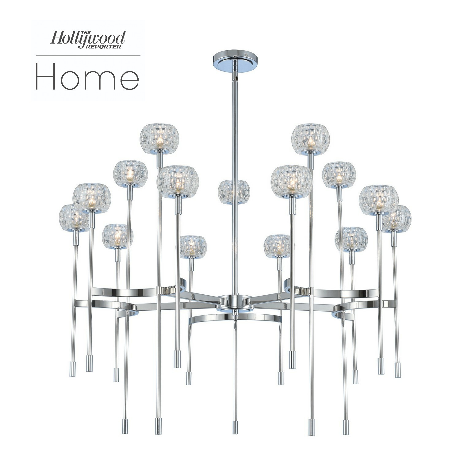 Mae 10+5 Lt 2 Tier Chandelier