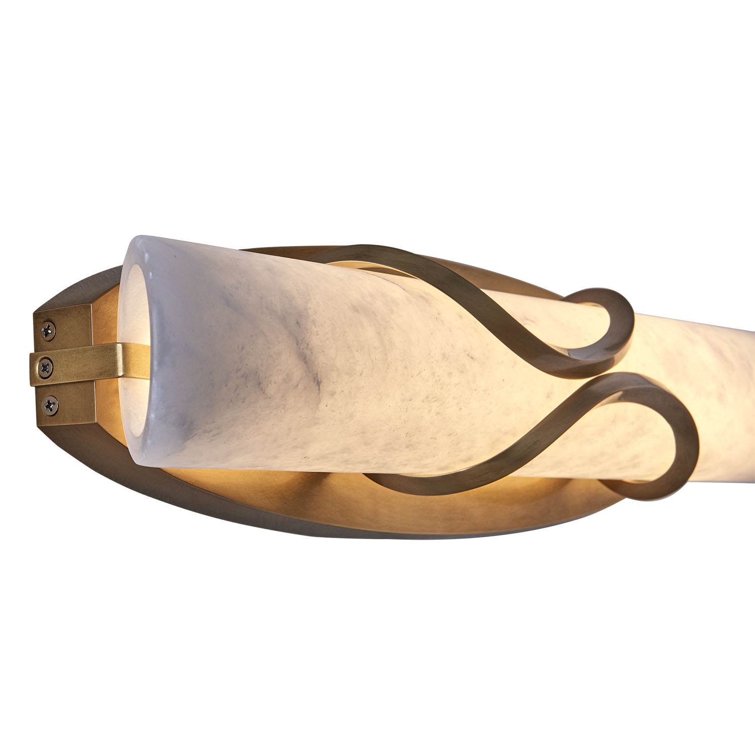 Gypsum Tubular Wall Sconce6 - Image 4