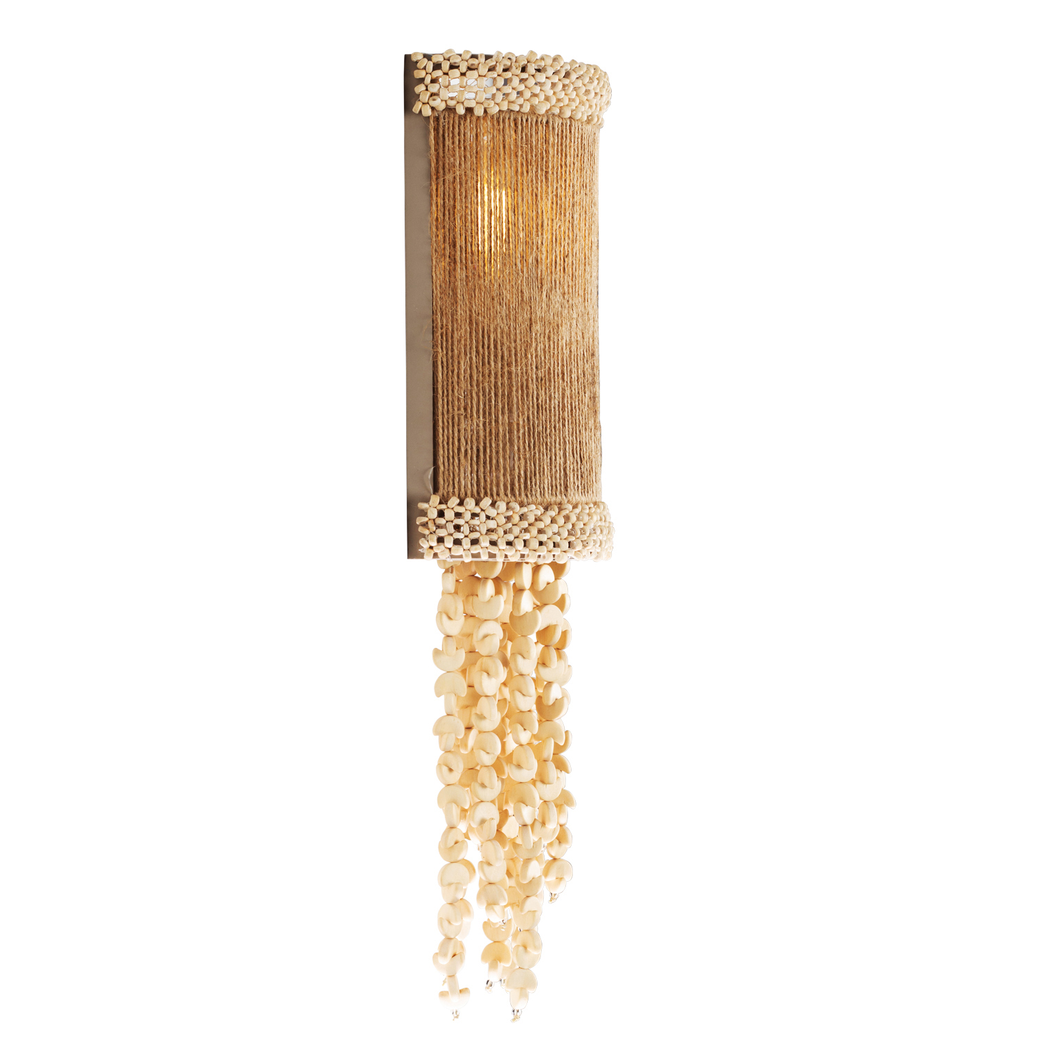 Naturale 14-in Jute Rope Wall Sconce - Image 5