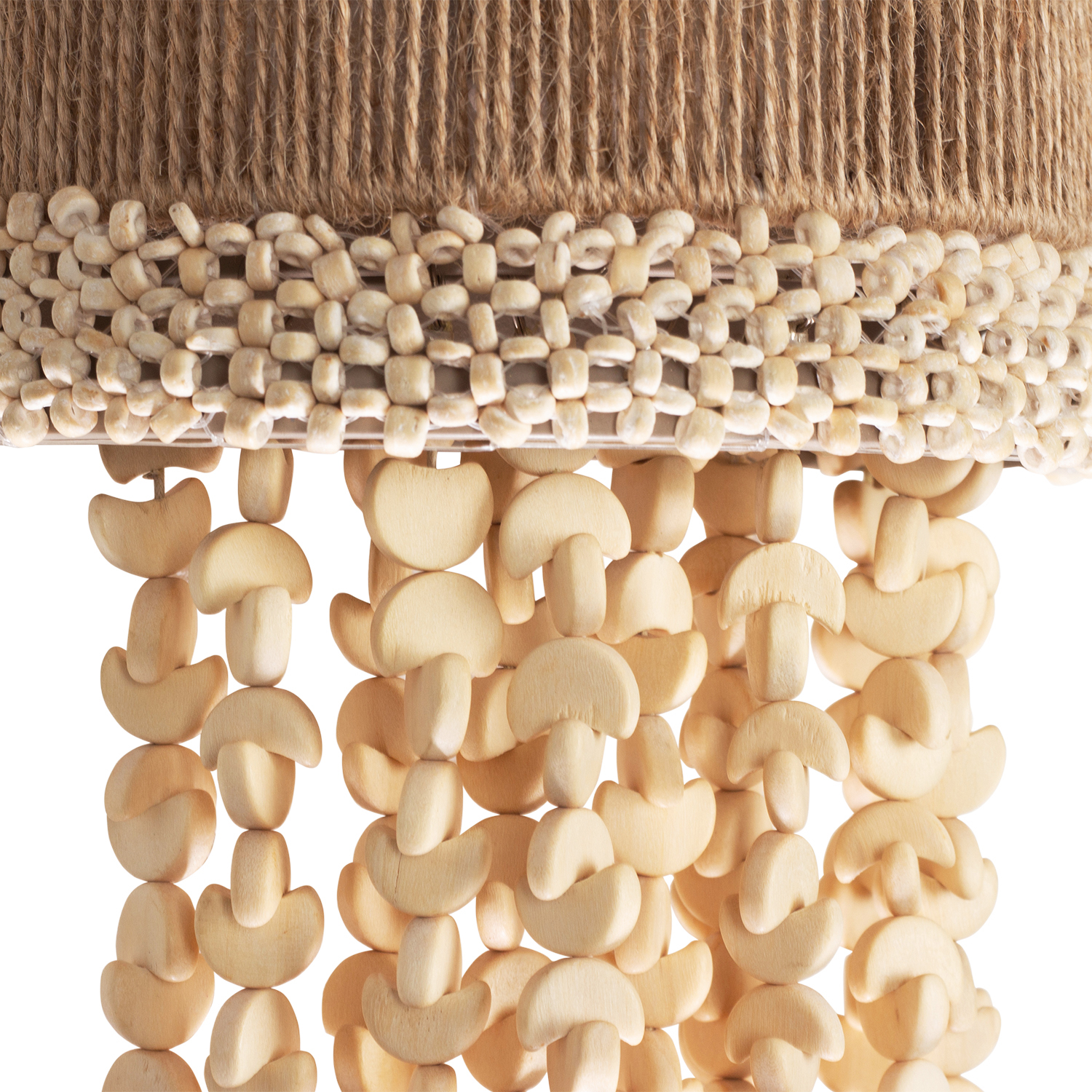 Naturale 14-in Jute Rope Wall Sconce - Image 3