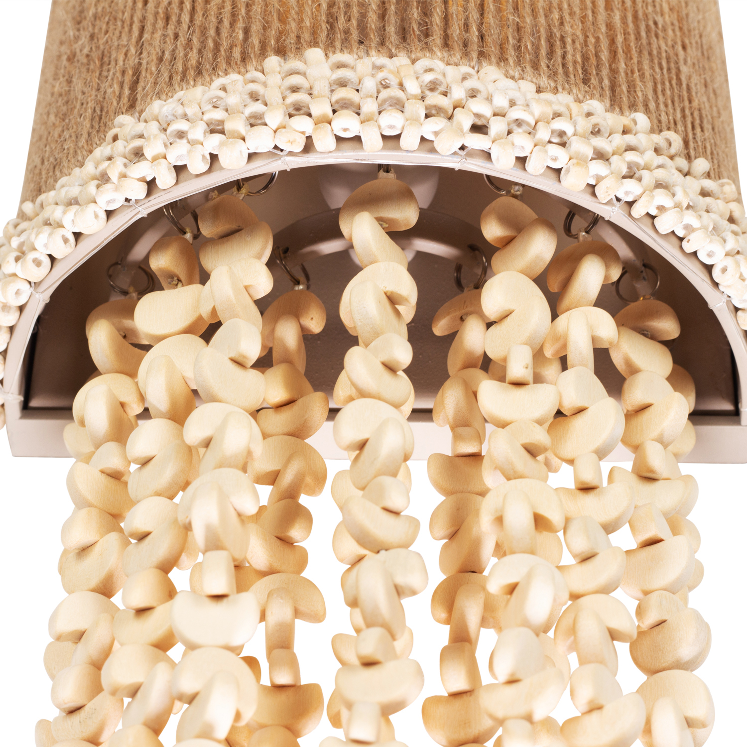 Naturale 14-in Jute Rope Wall Sconce - Image 4