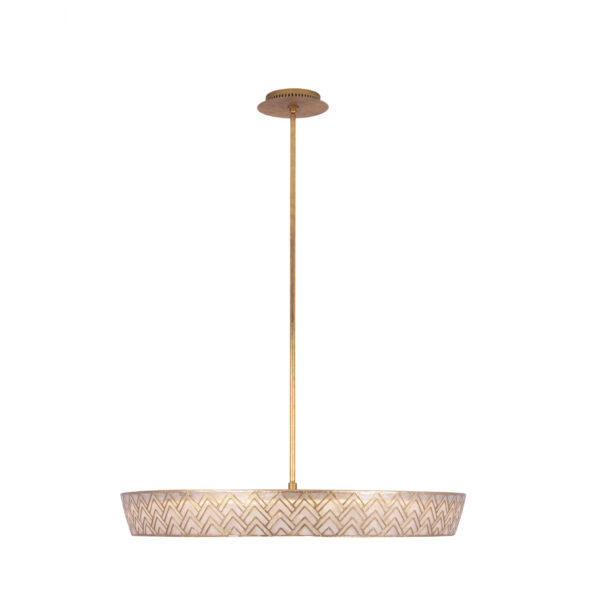 GEO 39 IN CAPIZ PENDANT