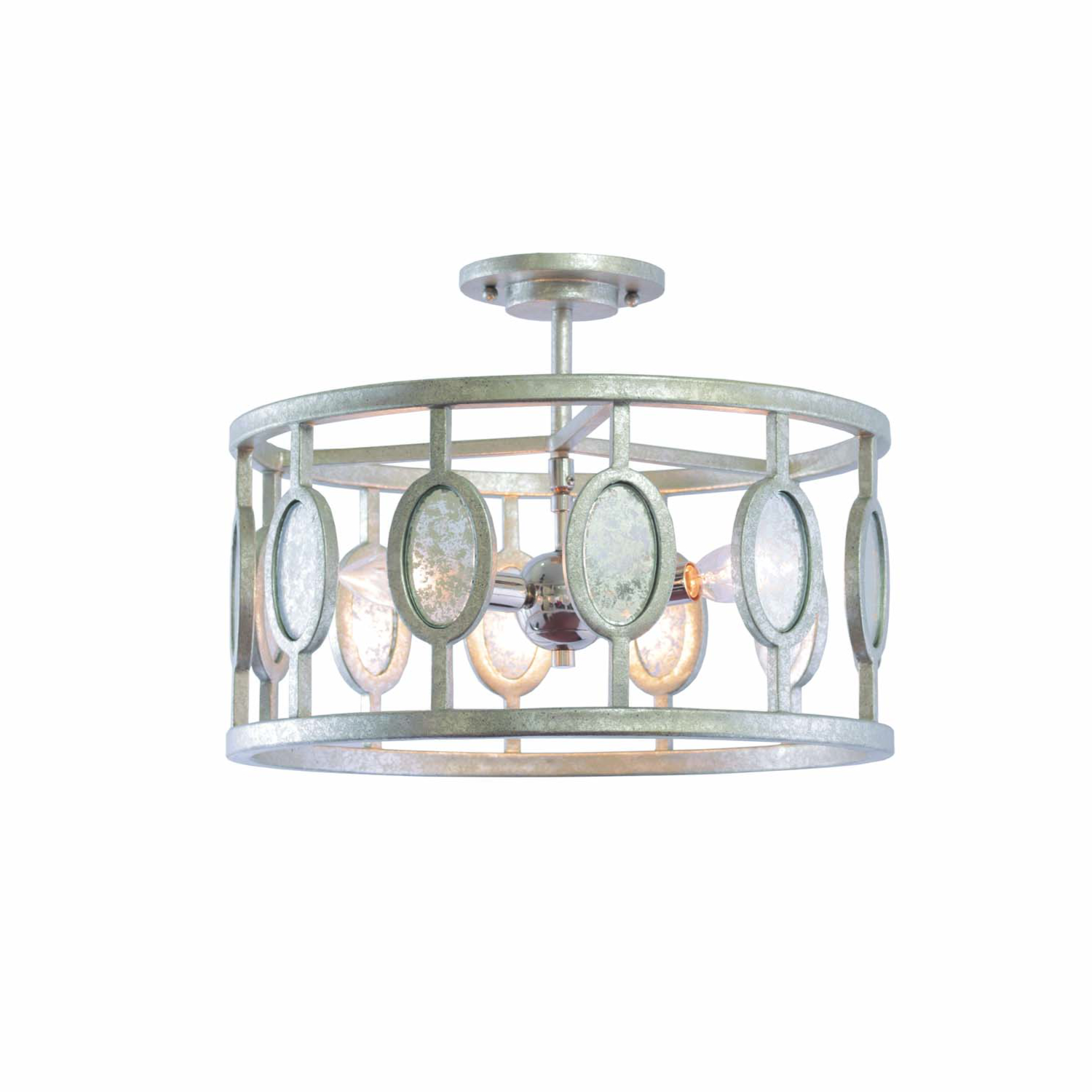 Palomar 3 Lt Semi Flush Mount