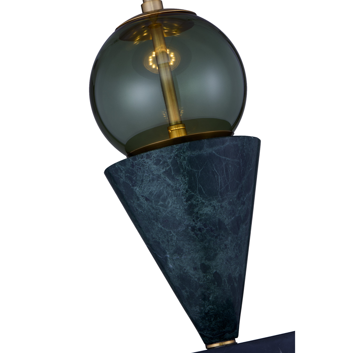 Demi Green Marble Mini Pendant - Image 4
