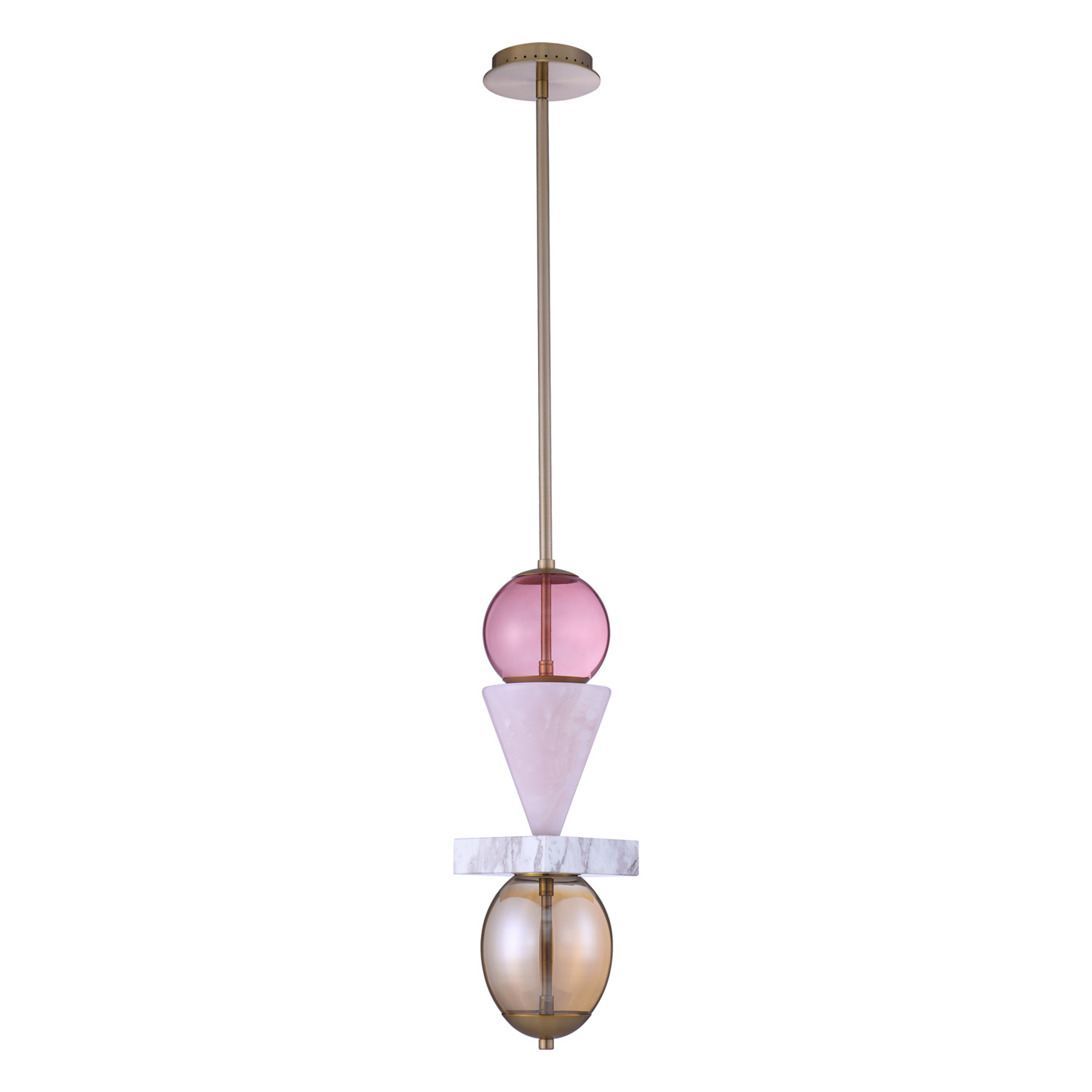 Demi Pink Jade Mini Pendant - Image 4