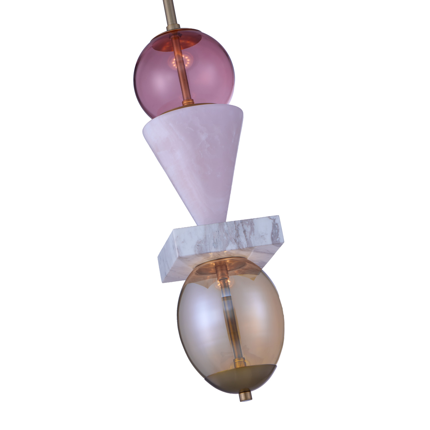 Demi Pink Jade Mini Pendant - Image 8