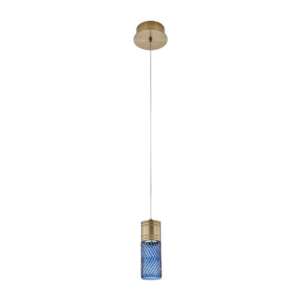 Kiriko 6-in (6-watt) LED Winter Brass Pendant