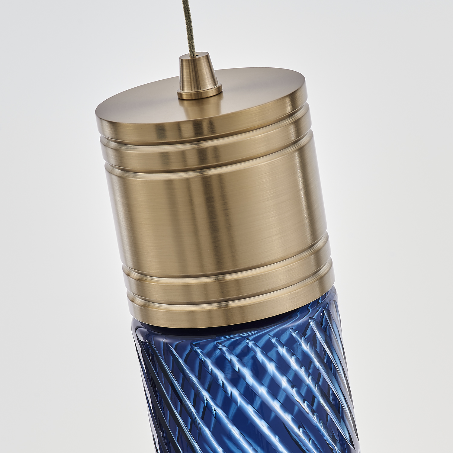 Kiriko 6-in (6-watt) LED Winter Brass Pendant - Image 2