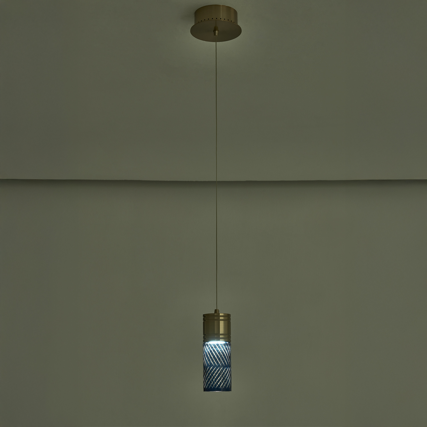 Kiriko 6-in (6-watt) LED Winter Brass Pendant - Image 4