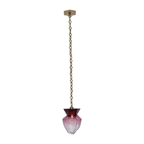 Bolsa 8-in 1 Light (40-watt) Winter Brass Pendant