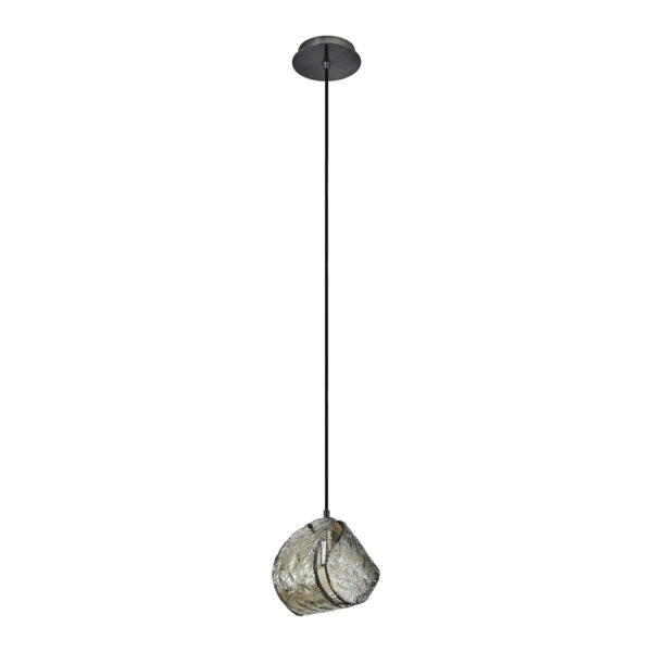 Pallina 7.5-in 1 Light (40-watt) Satin Black Nickel Pendant