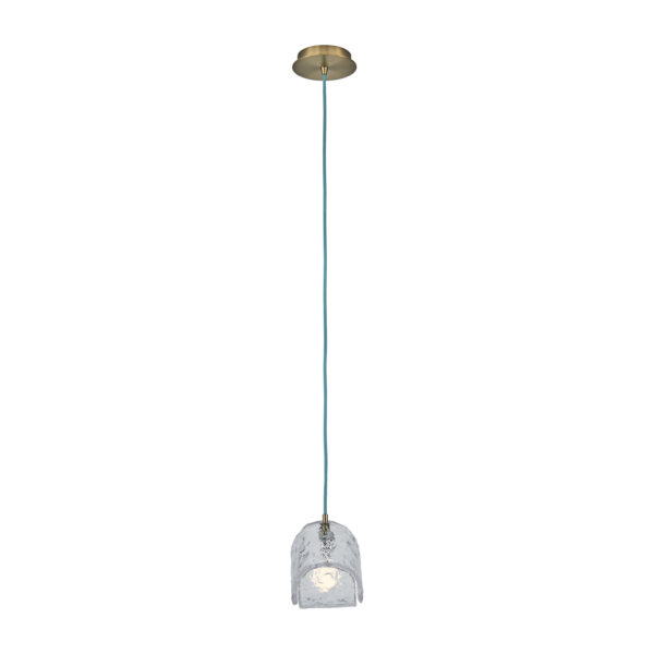 Pallina 7.5-in 1 Light (40-watt) Winter Brass Pendant