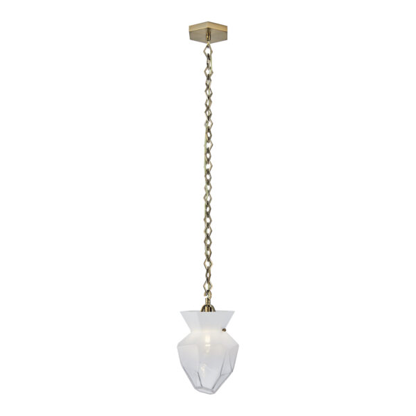 Bolsa 8-in 1 Light (40-watt) Winter Brass Pendant