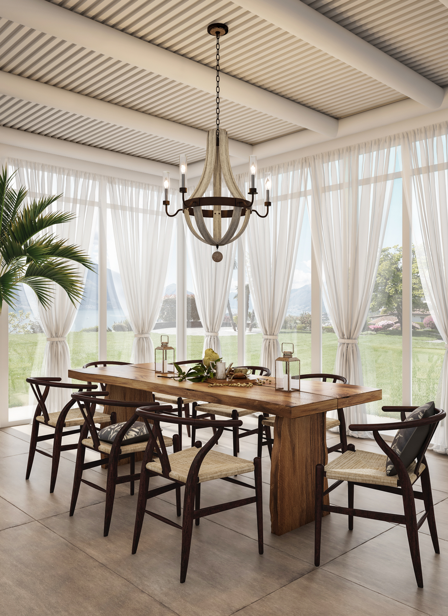 Harper 5 Light Chandelier - Image 2