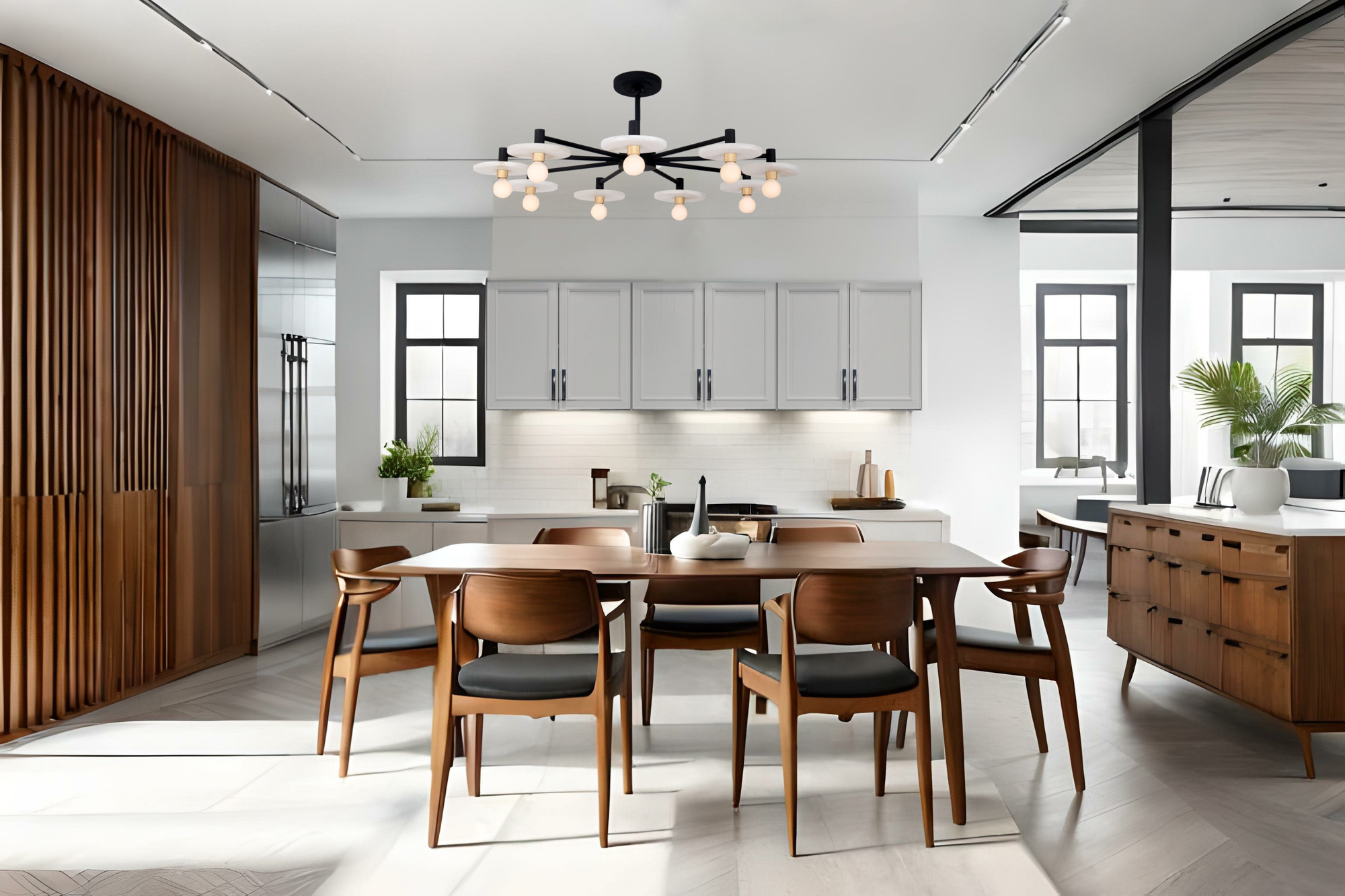 Discus 9 Light Chandelier - Image 6
