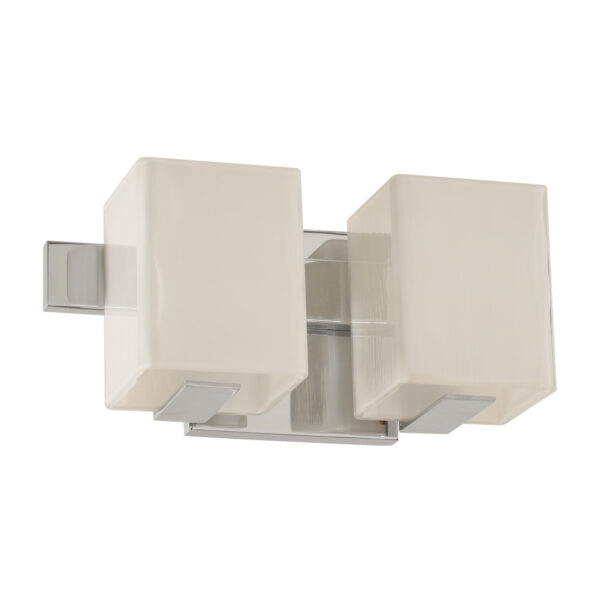 Catalina 2 LT Polished Chrome Bath Wall Sconce Kalco