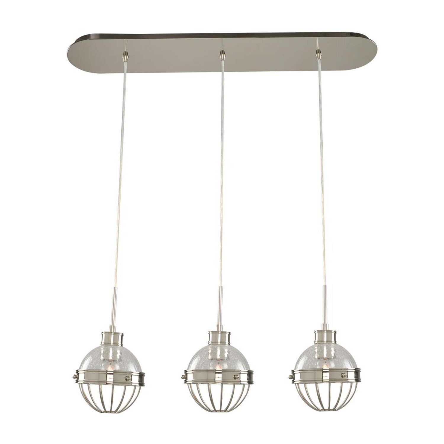 Montauk 3 LT Polished Nickel Linear Pendant Kalco