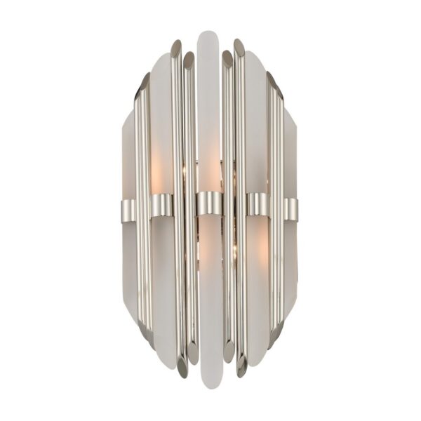 Massina 2 LT Polished Nickel Wall Sconce Kalco