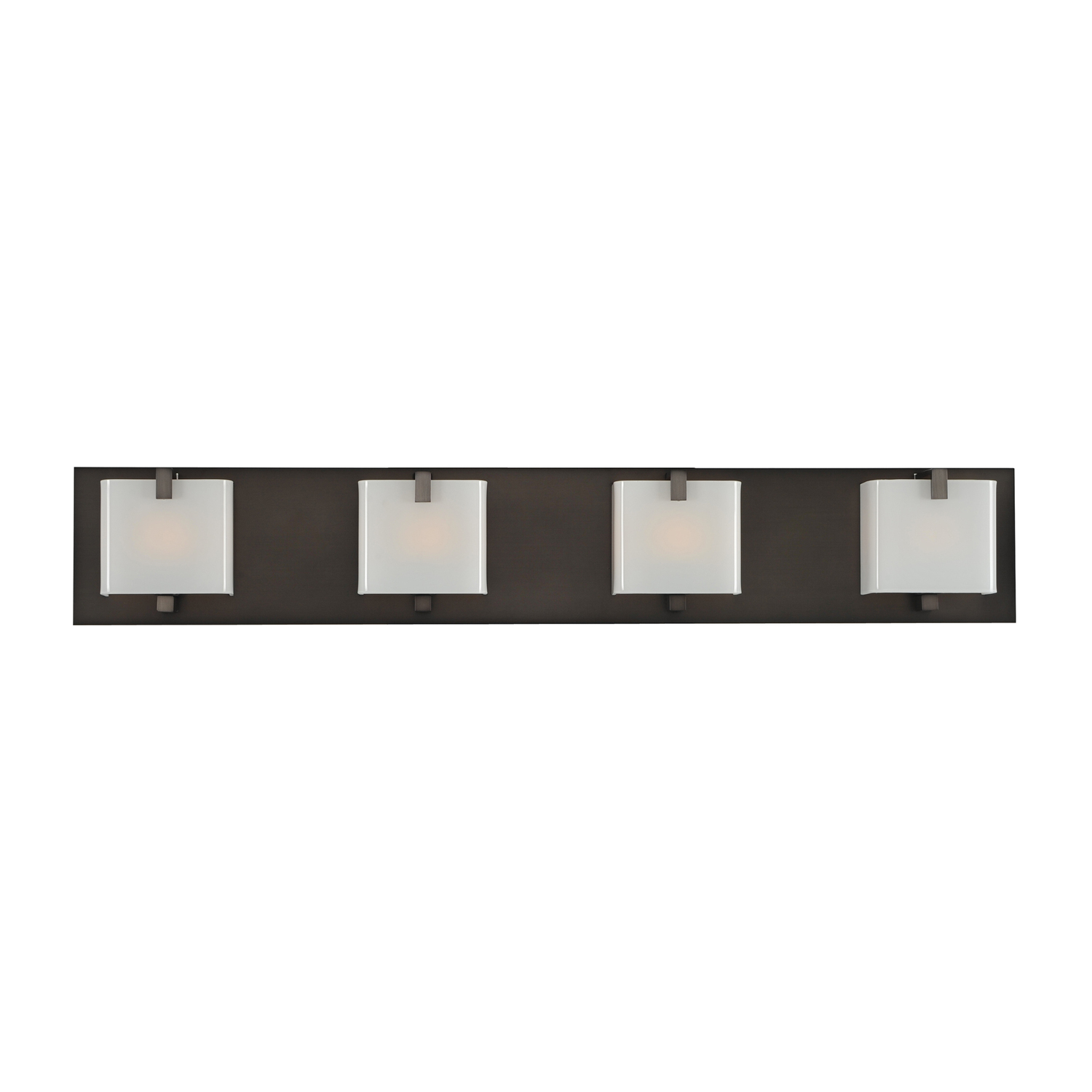 Meridian 4 LT Brushed Black Nickel Vanity Light Kalco