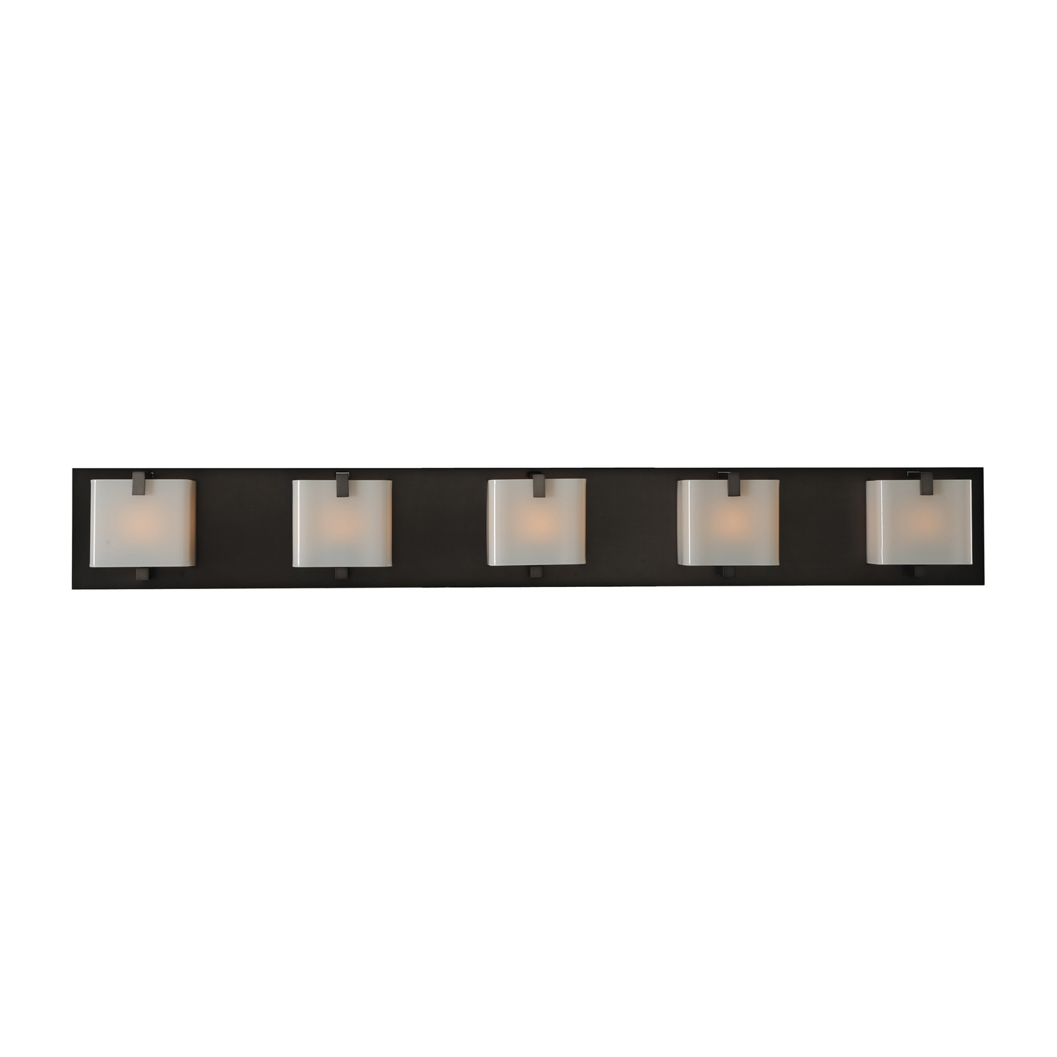 Meridian 5 LT Brushed Black Nickel Vanity Light Kalco