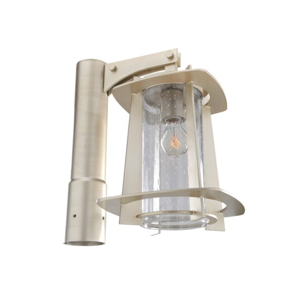Shelby 1 LT Tarnished Silver Outdoor Post Mount Kalco