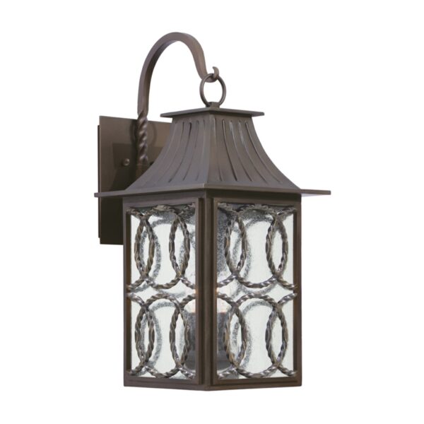 Monterey Outdoor 3 LT Aged Bronze Wall Sconce Kalco