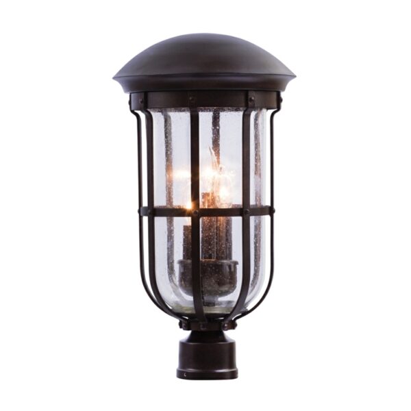 Emerson Outdoor 3 LT Burnished Bronze Outdoor Post Mount Kalco