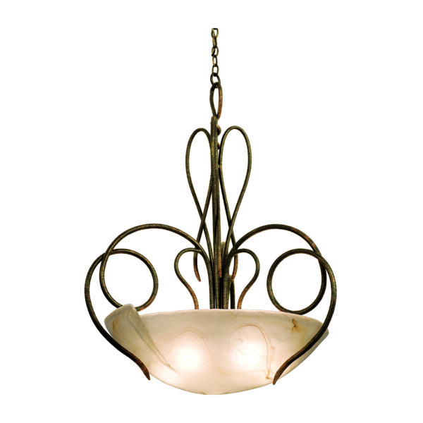 Tribecca 5 LT Antique Copper Pendant Kalco