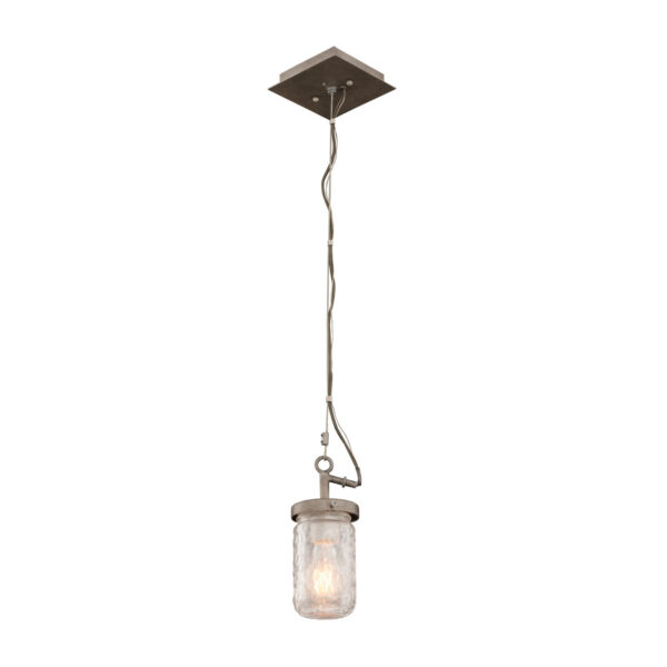 Highland 1 LT Country Iron Pendant Kalco