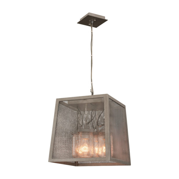 Highland 4 LT Country Iron Chandelier Kalco