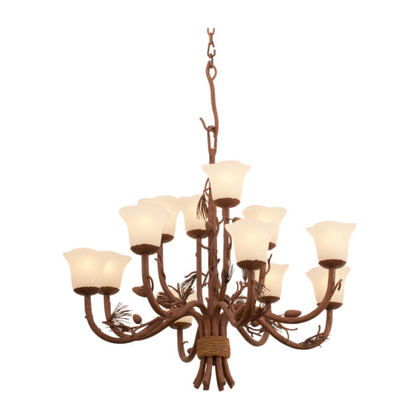 Ponderosa 12 LT Ponderosa Chandelier Kalco
