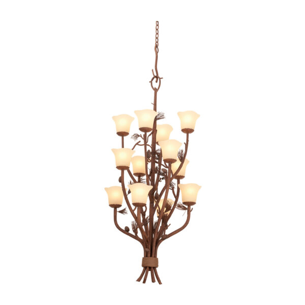 Ponderosa 12 LT Ponderosa Chandelier Kalco