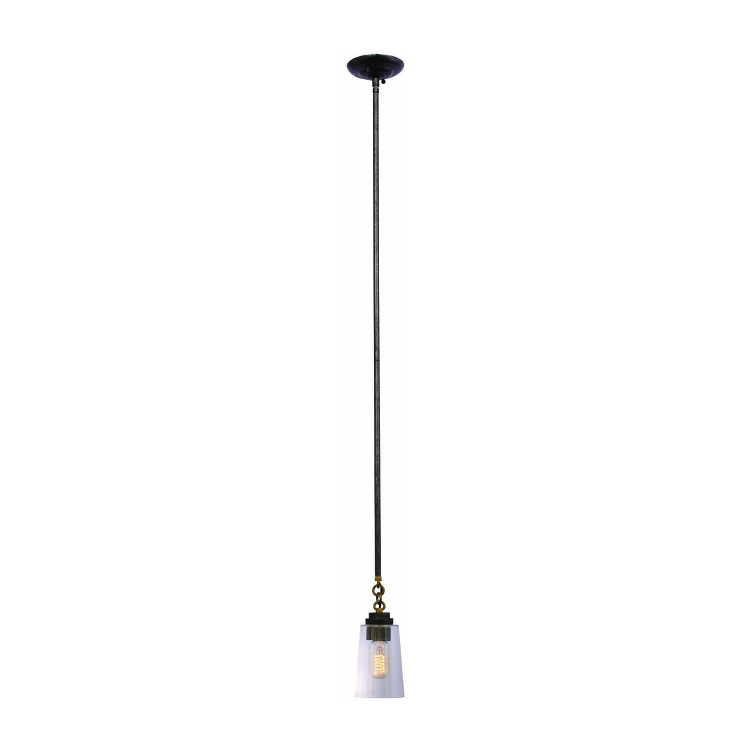 Dillon 1 LT Milled Iron Pendant Kalco