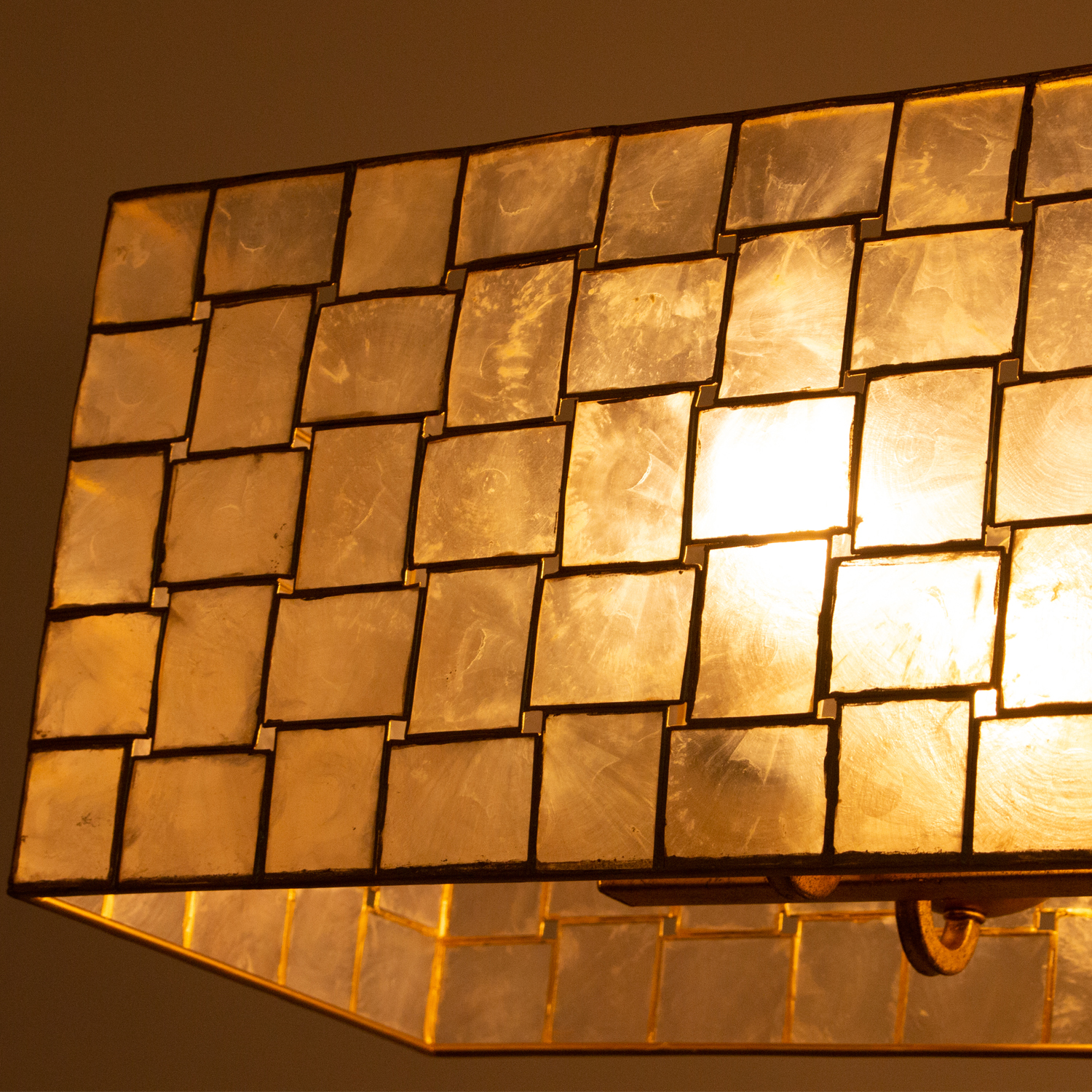 Roxy 59.75-in 10 Light (40-watt) Oxidized Gold Leaf Linear Pendant - Image 4