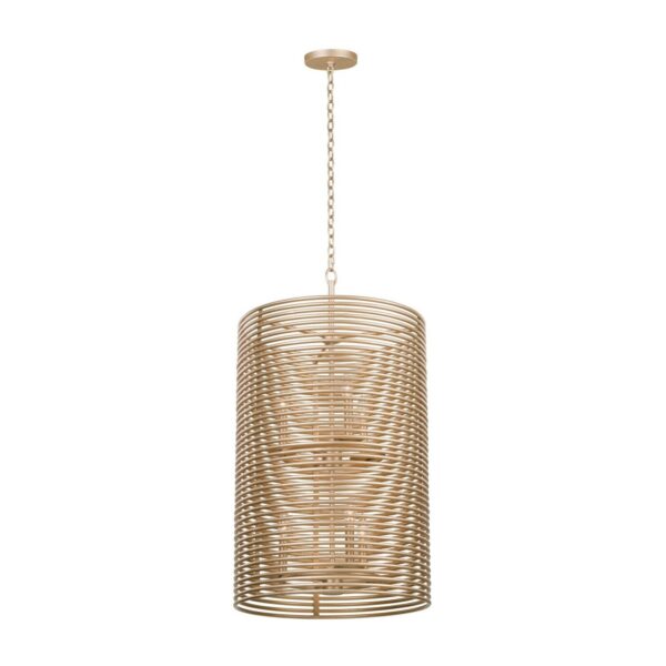 Emery 6 LT Modern Gold Chandelier Kalco