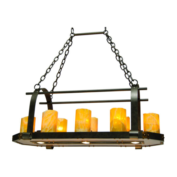 Cordova 11 LT Natural Iron Linear Pendant Kalco