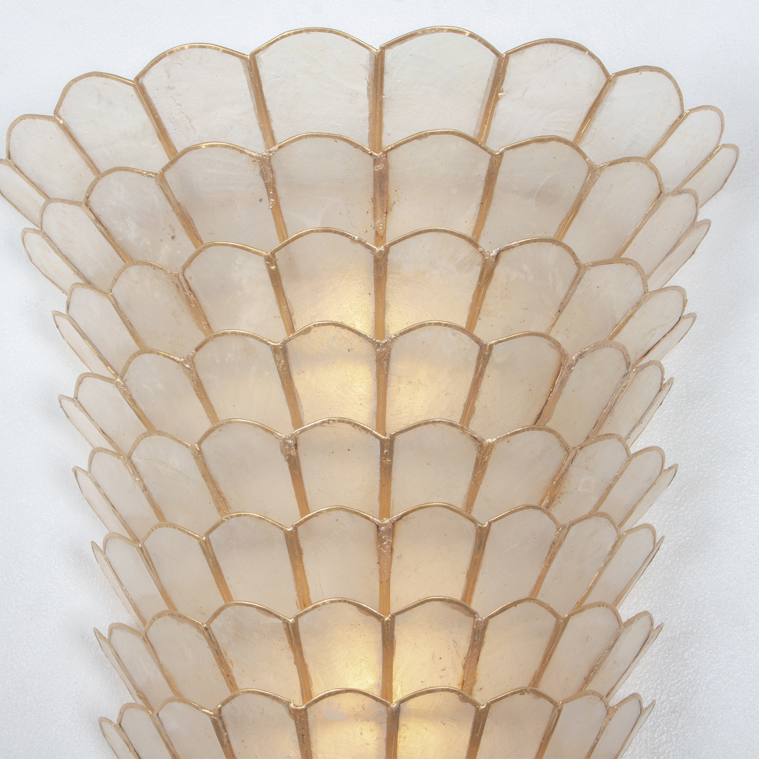 Samal 19.25-in 3 Light (40-watt) Oxidized Gold Leaf Tall Wall Sconce - Image 6