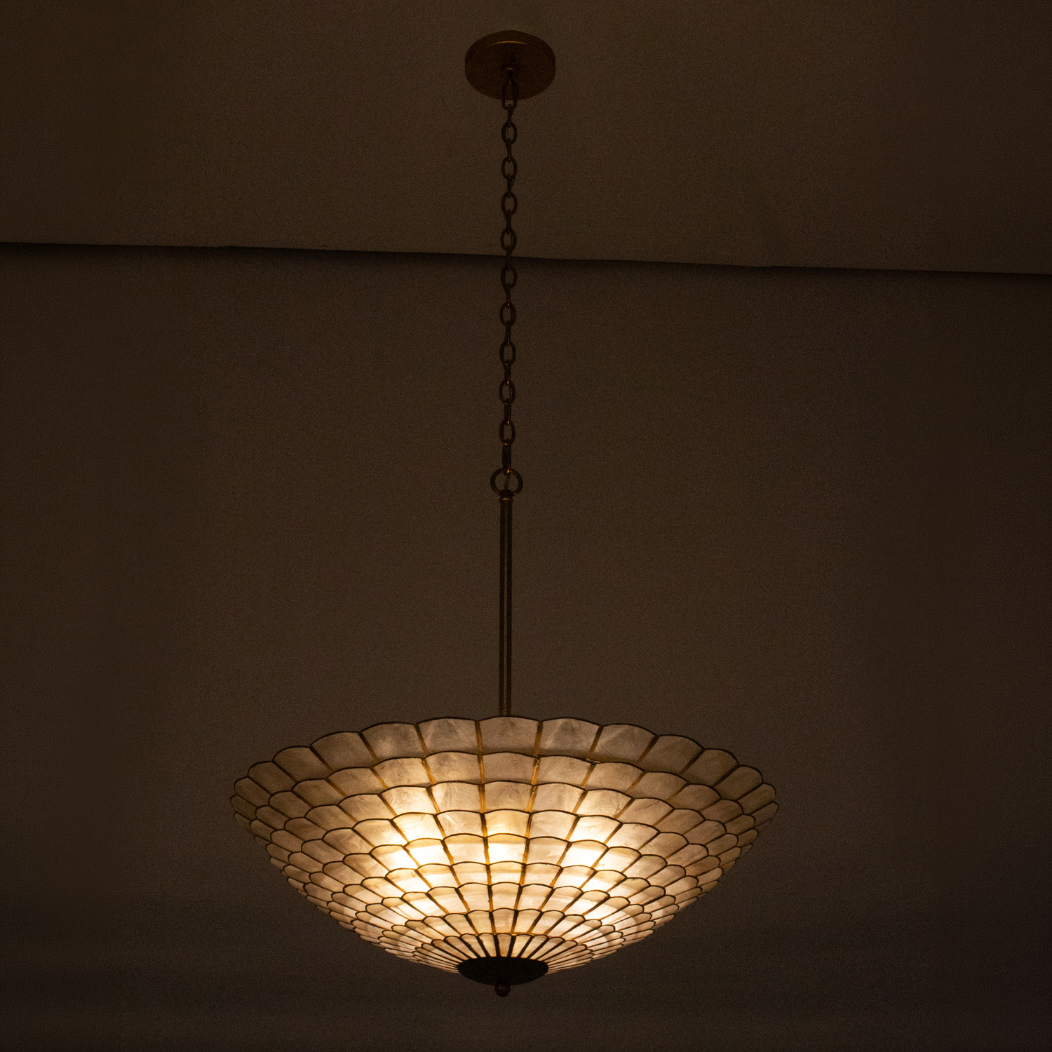 Samal 27.25-in 6 Light (40-watt) Oxidized Gold Leaf Convertible Semi-Flush Chandelier - Image 5