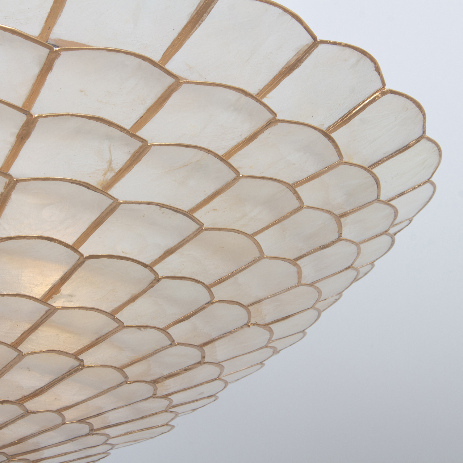 Samal 27.25-in 6 Light (40-watt) Oxidized Gold Leaf Convertible Semi-Flush Chandelier - Image 6