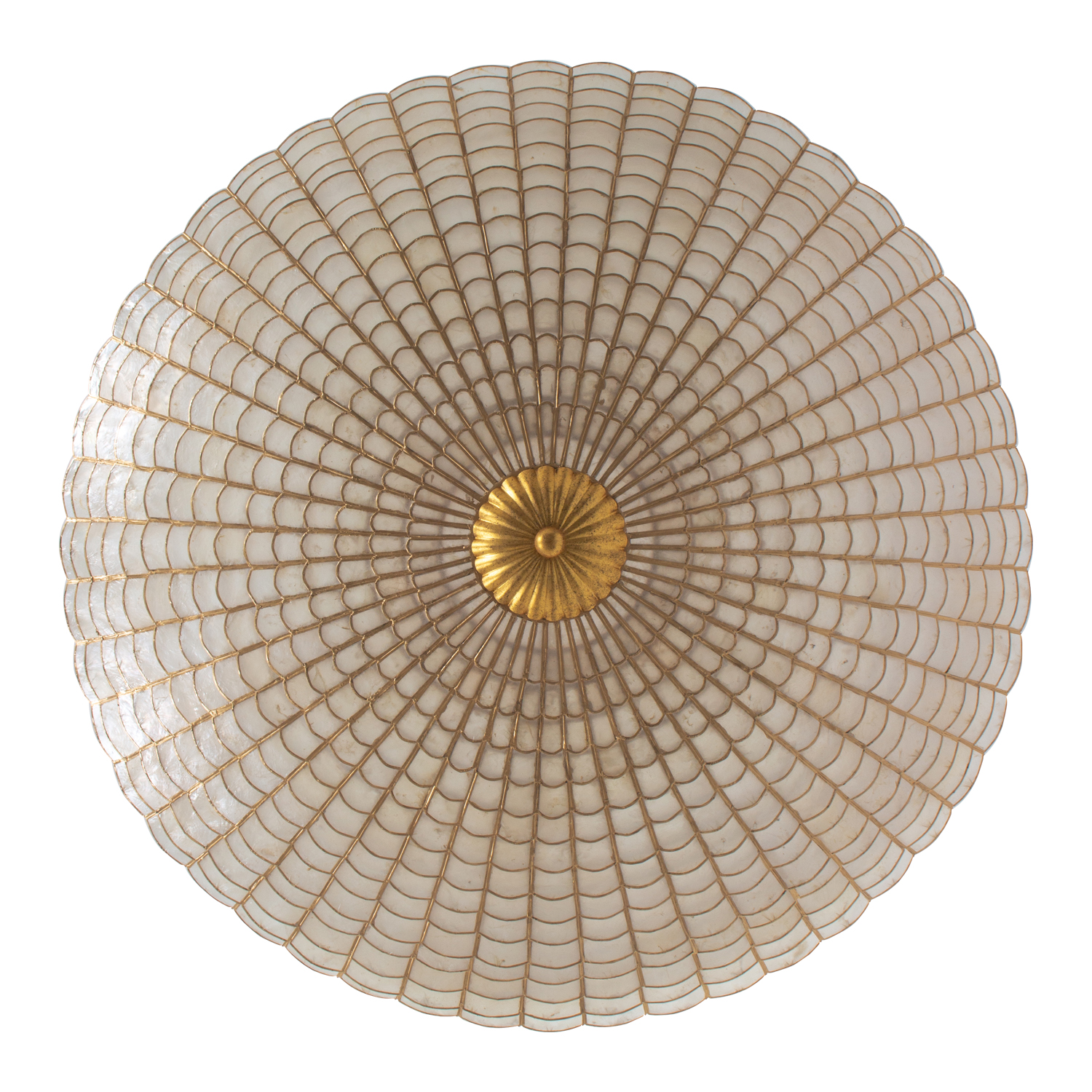 Samal 39.75-in 12 Light (40-watt) Oxidized Gold Leaf Convertible Semi-Flush Pendant Chandelier - Image 3