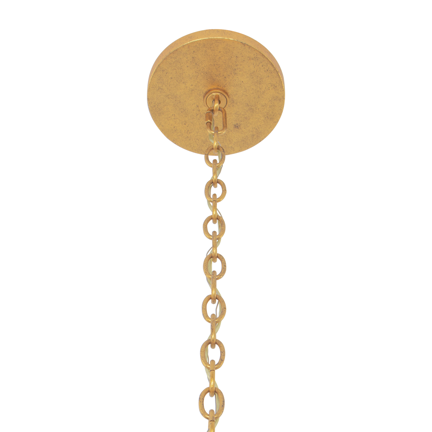 Samal 39.75-in 12 Light (40-watt) Oxidized Gold Leaf Convertible Semi-Flush Pendant Chandelier - Image 5