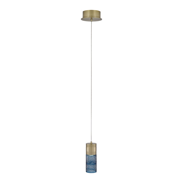 Kiriko 6-in (6-watt) LED Winter Brass Pendant
