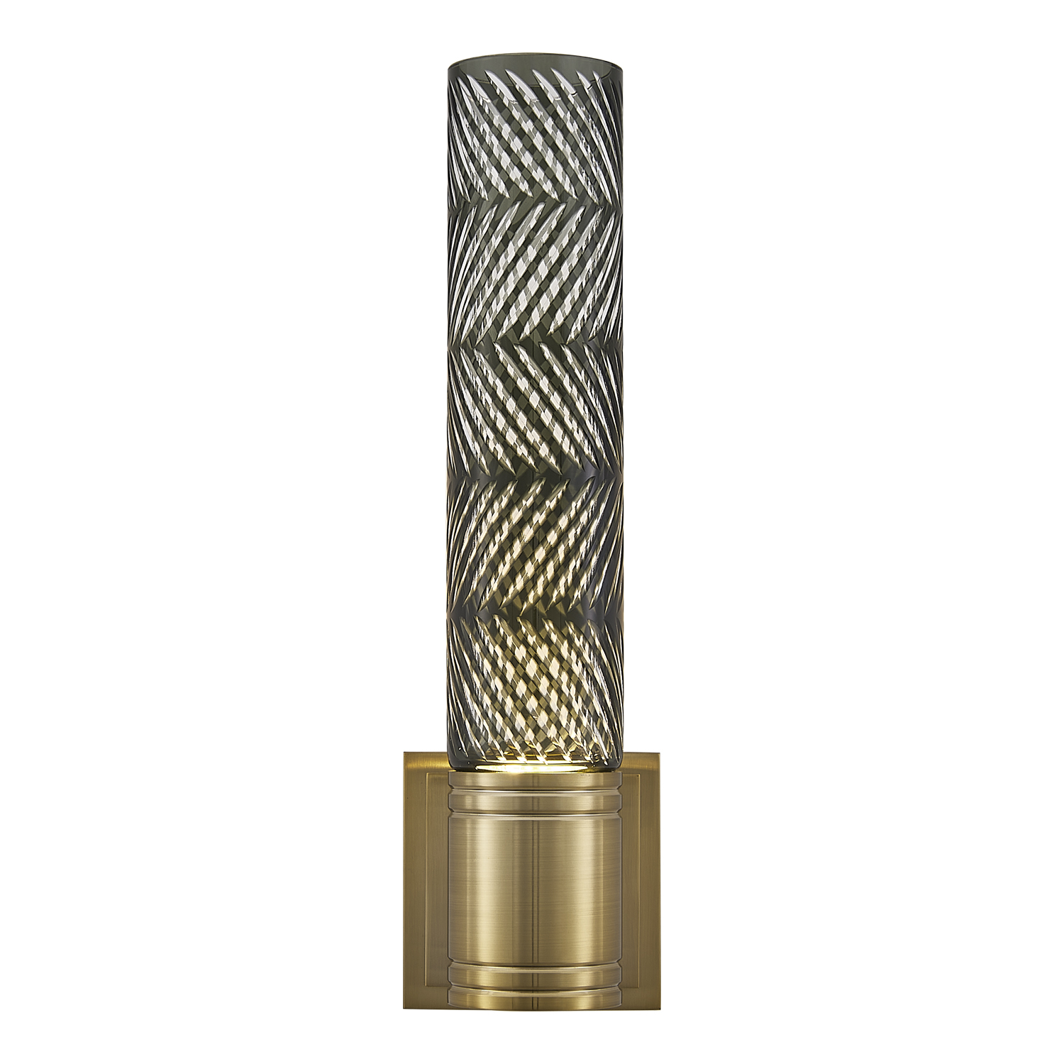 Kiriko 16.25-in (6-watt) LED Winter Brass Wall Sconce
