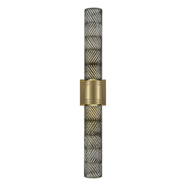 Kiriko 28-in (12-watt) LED Winter Brass Wall Sconce