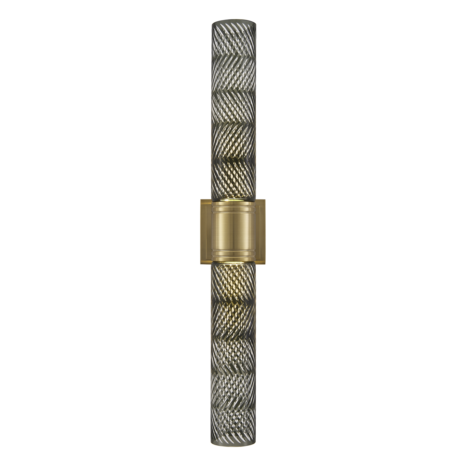 Kiriko 28-in (12-watt) LED Winter Brass Wall Sconce