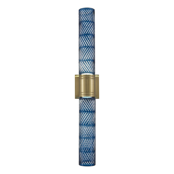 Kiriko 28-in (12-watt) LED Winter Brass Wall Sconce