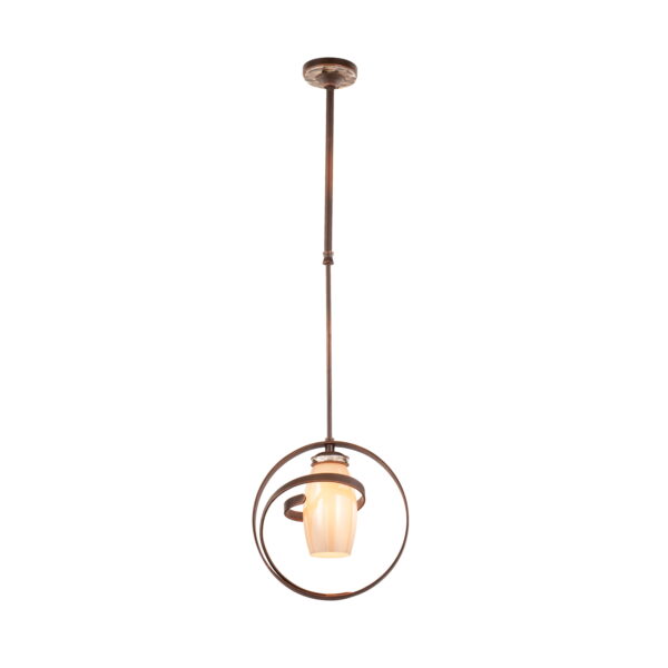 Monaco 1 LT Antique Copper Pendant Kalco