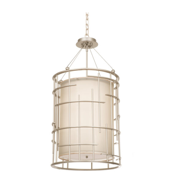 Atelier 8 LT Tarnished Silver Chandelier Kalco